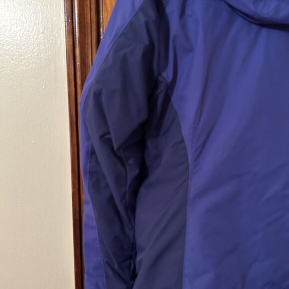 Columbia Jacket Cobalt Blue Omni Tech Waterproof Coat Womens Medium Ski Winter - Picture 14 of 14